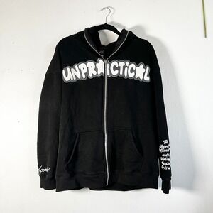 Unpractical Hoodie Sweater Sz Large